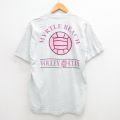 スクリーンスターズ 90s 半袖Tシャツ マートルビーチバレーボール グレー L | 古着