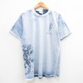 00s 半袖Tシャツ トカゲ ネイビー XL | 古着