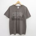 シカゴ 00s 半袖Tシャツ ブラウン L | 古着