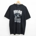 TULTEX 00s 半袖Tシャツ MOAB戦闘機 ブラック XL | 古着