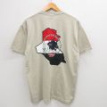 00s 半袖Tシャツ 星条旗 ベージュ XL | 古着