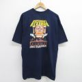 00s 半袖Tシャツ コスメル マヤ文明 ネイビー XL | 古着