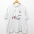 ヘインズ 90s 半袖Tシャツ ビーチヘブン グレー XL | 古着