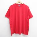 トミーヒルフィガー 90s 半袖Tシャツ ワンポイントロゴ レッド XL | 古着