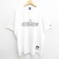 XL★古着 リーボック REEBOK 半袖 ビンテージ Tシャツ メンズ 00年代 00s NFL ピッツバーグスティーラーズ 大きいサイズ コットン クルーネック 白 ホワイト アメフト スーパーボウル 24jul19 中古