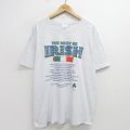 ヘインズ 00s 半袖Tシャツ アイリッシュ グレー XL | 古着