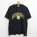 NFL ピッツバーグスティーラーズ 00s 半袖Tシャツ アメフト ブラック XL | 古着