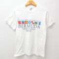 ヘインズ 00s 半袖Tシャツ バミューダニューヨーク ホワイト M | 古着
