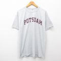 ラッセル 00s 半袖Tシャツ ポツダム グレー XL | 古着
