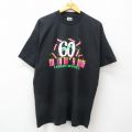フルーツオブザルーム 90s 半袖Tシャツ ロウソク ブラック XL | 古着