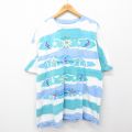 90s 半袖Tシャツ 太陽 ホワイト XL | 古着