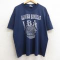 ヘインズ 00s 半袖Tシャツ バスケットボール ネイビー XL | 古着
