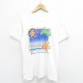 90s 半袖Tシャツ ロイヤルカリビアン ホワイト M | 古着