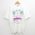 90s 半袖Tシャツ 船 ホワイト L | 古着