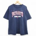 00s 半袖Tシャツ ニューイングランドペイトリオッツ ネイビー XL | 古着