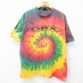 00s 半袖Tシャツ OBX イエロータイダイ XL | 古着
