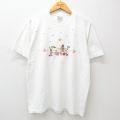ヘインズ 90s 半袖Tシャツ ゴルフ刺繍 ホワイト L | 古着
