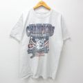 00s 半袖Tシャツ コネチカットハスキーズ グレー XL | 古着
