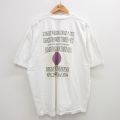 XL★古着 半袖 ビンテージ Tシャツ メンズ 00年代 00s ジーネッタ シカ 大きいサイズ コットン クルーネック 白 ホワイト 24aug06 中古