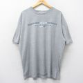 【50%OFF】XL★古着 半袖 ビンテージ Tシャツ メンズ 00年代 00s LCM アイスホッケー 大きいサイズ コットン クルーネック カナダ製 グレー 霜降り 24aug07 中古