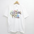 【50%OFF】XL★古着 半袖 ビンテージ Tシャツ メンズ 00年代 00s サル 車 クルーネック 白 ホワイト 24aug07 中古