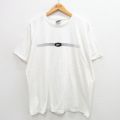 【50%OFF】XL★古着 リーボック REEBOK 半袖 ビンテージ Tシャツ メンズ 00年代 00s ワンポイントロゴ コットン クルーネック 白 ホワイト 24aug07 中古