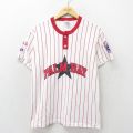 ラッセル 00s 半袖Tシャツ PALM レッドストライプ L | 古着