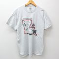 フルーツオブザルーム 00s 半袖Tシャツ ワニ グレー XL | 古着