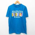 90s 半袖Tシャツ IMAGINATION ライトブルー XL | 古着