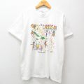 ヘインズ 00s 半袖Tシャツ CARIBBEAN ホワイト M | 古着