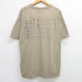 00s 半袖Tシャツ 釣り竿 ベージュ XL | 古着