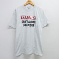 フルーツオブザルーム 00s 半袖Tシャツ REAL MEN グレー霜降り XL | 古着
