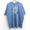 00s 半袖Tシャツ エイブラハムリンカーン ネイビー XL | 古着
