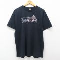 フルーツオブザルーム 00s 半袖Tシャツ SARATOGA ブラック XL | 古着