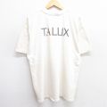 00s 半袖Tシャツ TALLIX ベージュ XL | 古着