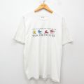 ヘインズ 90s 半袖Tシャツ WALK ホワイト XL | 古着