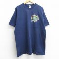 フルーツオブザルーム 90s 半袖Tシャツ OREM FUZZ ネイビー XL | 古着