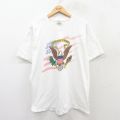 ヘインズ 00s 半袖Tシャツ 国章 ホワイト L | 古着