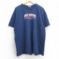 ナイキ 00s 半袖Tシャツ GREAT AMERCAN ネイビー XL | 古着
