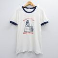 80s 半袖Tシャツ リンガー ホワイト S | 古着