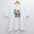 ヘインズ 00s 半袖Tシャツ 企業広告 ホワイト XL | 古着