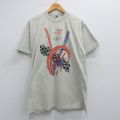 フルーツオブザルーム 90s 半袖Tシャツ タイヤ企業広告 ベージュ L | 古着