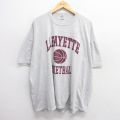 ラッセル 80s 半袖Tシャツ バスケットボール グレー XL | 古着