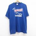 00s 半袖Tシャツ CRUNCH ブルー XL | 古着
