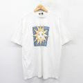 00s 半袖Tシャツ 太陽 ホワイト XL | 古着