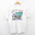 ビッグドッグス 00s 半袖Tシャツ ビリヤード ホワイト XL | 古着