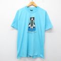 スクリーンスターズ 90s 半袖Tシャツ スペースシャトル ライトブルー XL | 古着