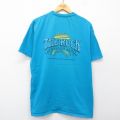 ジャージーズ 90s 半袖Tシャツ THE ROCK ライトブルー XL | 古着