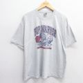 ジャージーズ 00s 半袖Tシャツ POP WARNER グレー XL | 古着