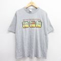 00s 半袖Tシャツ work グレー XL | 古着